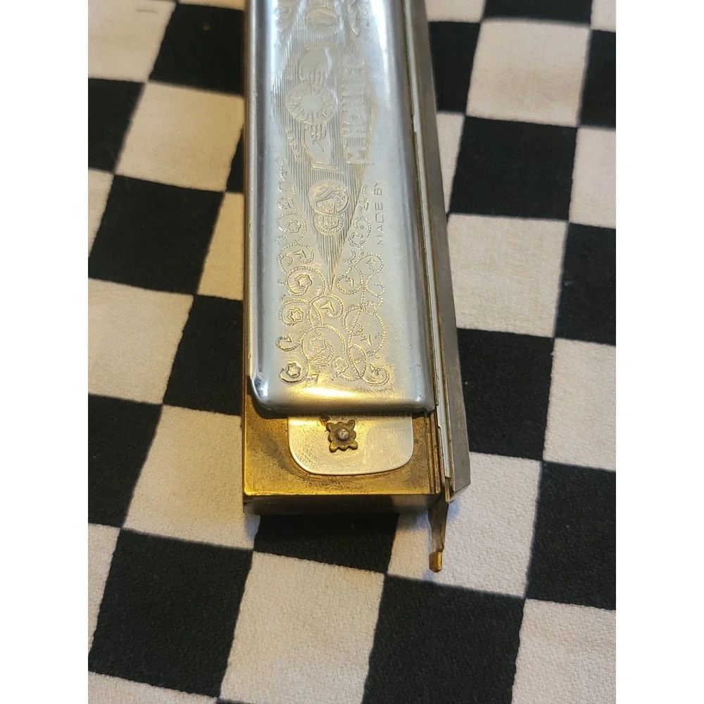 Vintage Hohner Chromonica 12-Hole Chromatic Harmonica Made In Germany